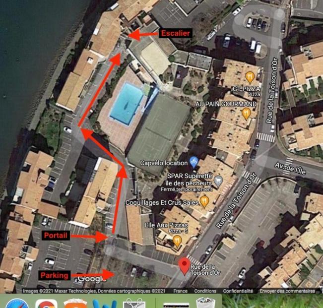 La Brigantine 607, T2 Vue Mer, Piscine, Tennis 아그 외부 사진